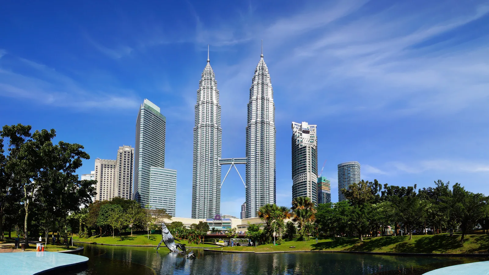 Kuala Lumpur skyline with the Petronas Twin Towers