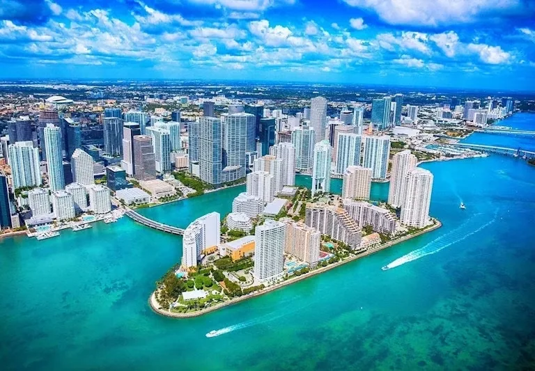 Miami waterfront skyline